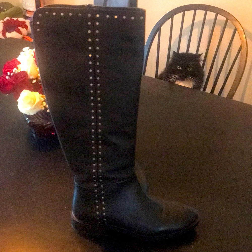 Steven’s Leather tall boots